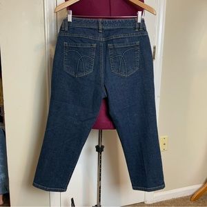 Like New Liz Claiborne Slim Cropped Blue Jeans Women’s